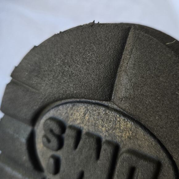 Vintage 90s Dr Martens Red/Yellow Chunky Oxfords Size 5/ US Women's 8 England - Picture 10 of 15